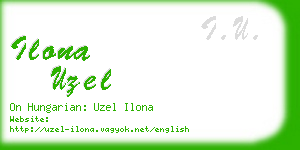 ilona uzel business card